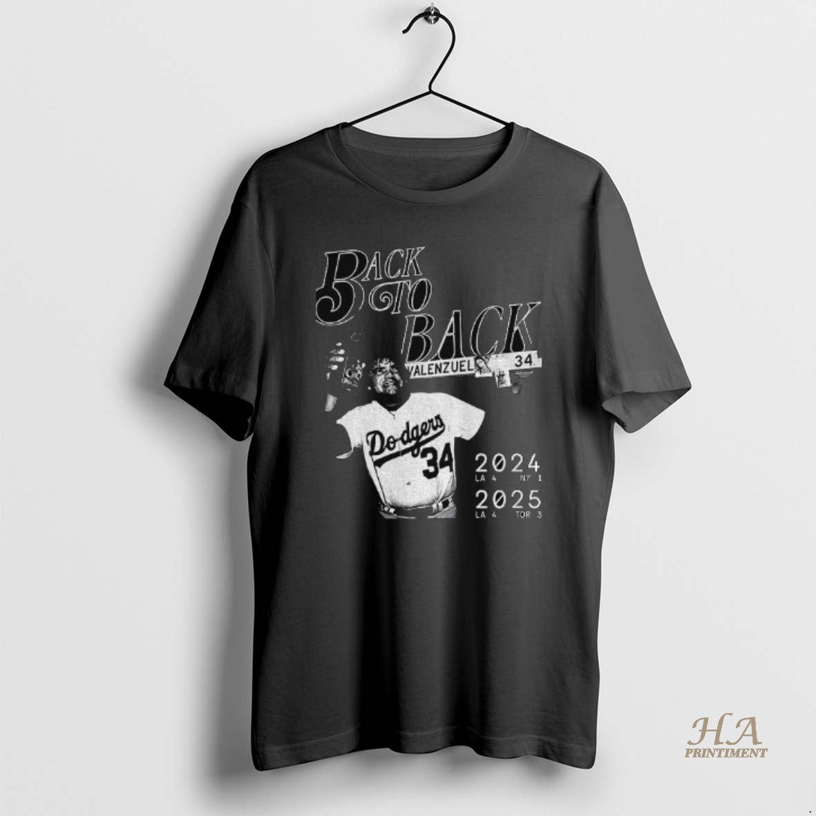 Official Dodgers Back To Back Fernando Valenzuela La 4 3 Tor World Series Score T-Shirts, Hoodie, Sweatshirt