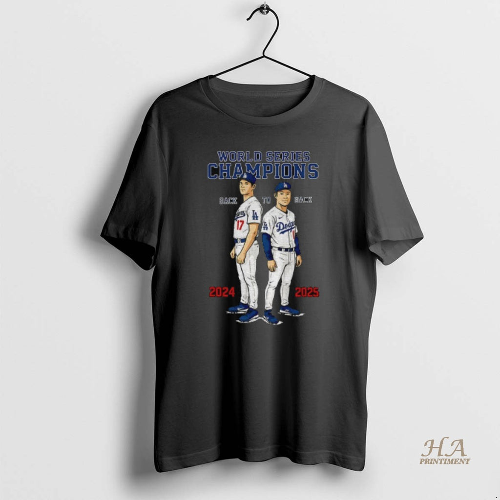 Official Dodgers Back To Back World Series Champions Ohtani And Yamamoto T-Shirts, Hoodie, Sweatshirt | InkNestWear.com