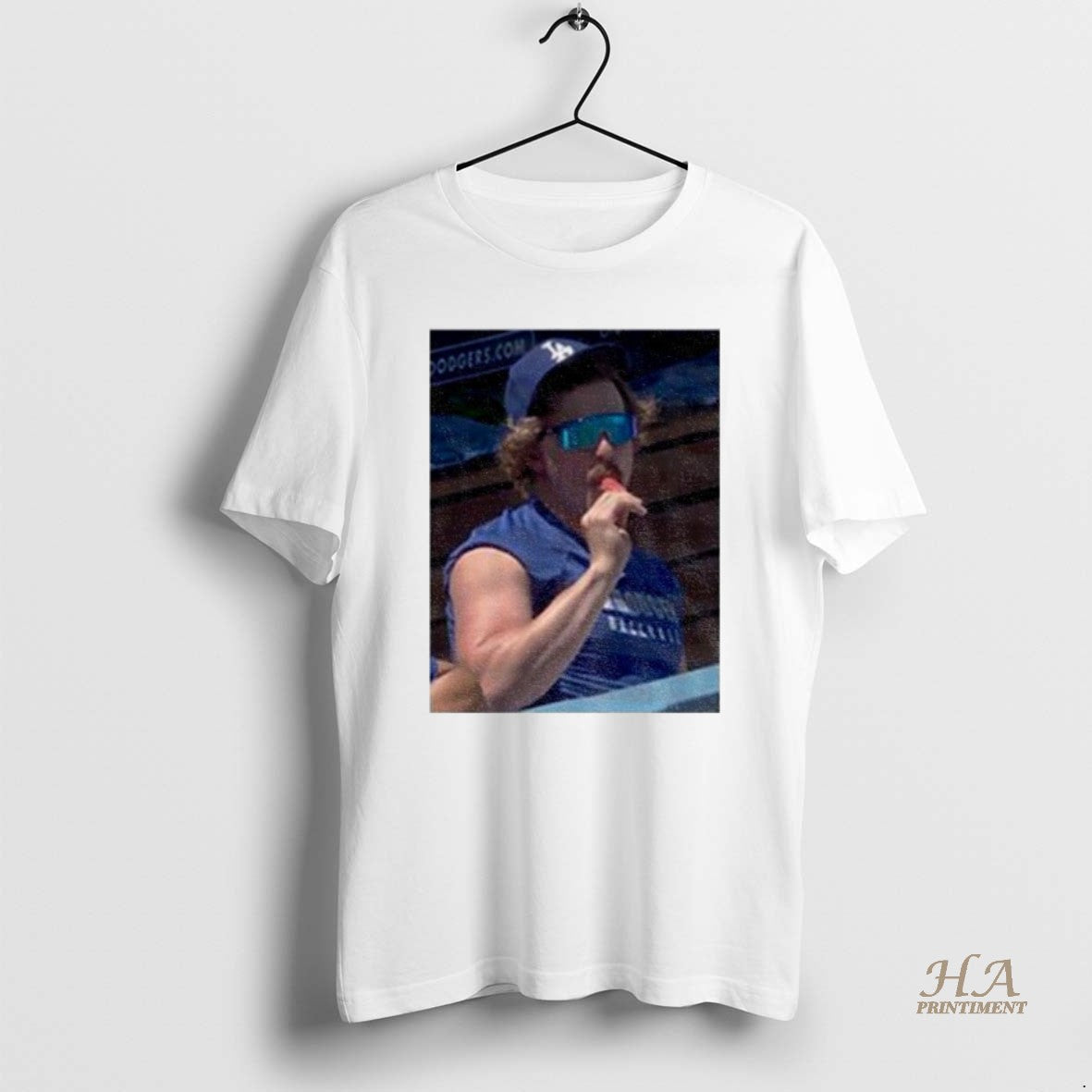 Official Dodgers Kike Hernandez Popsicle Photo T-Shirts, Hoodie, Sweatshirt | InkNestWear.com