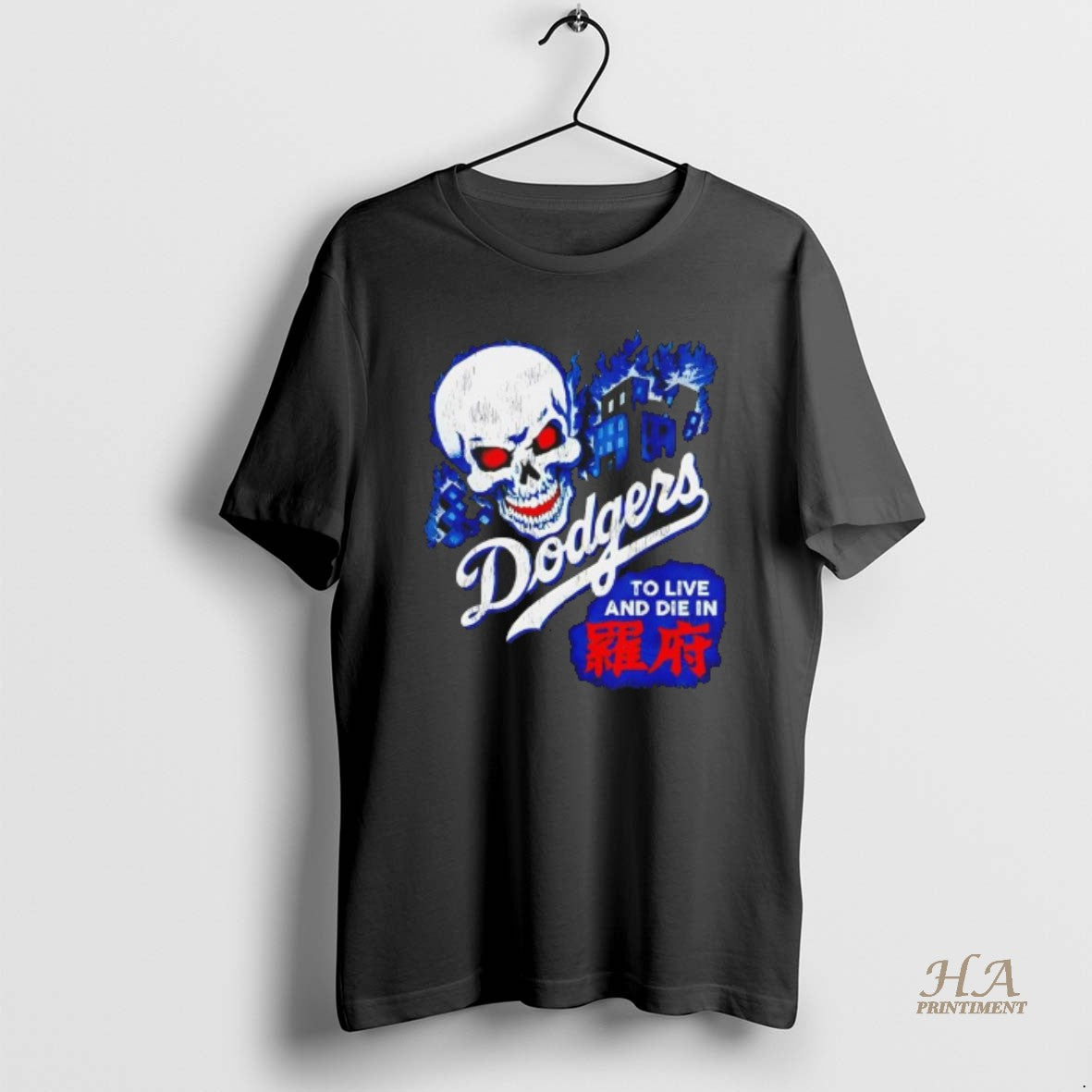 Official Dodgers Skull To Live And Die In Black T-Shirts, Hoodie, Sweatshirt | InkNestWear.com