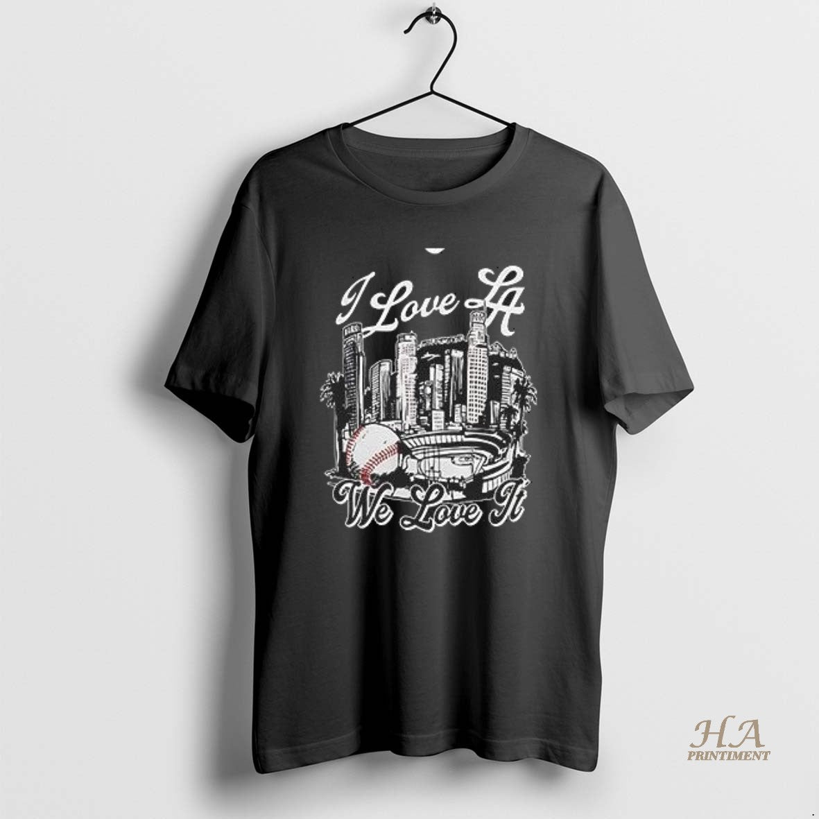 Official Dodgers World Series Champions I Love La Skyline T-Shirts, Hoodie, Sweatshirt | InkNestWear.com