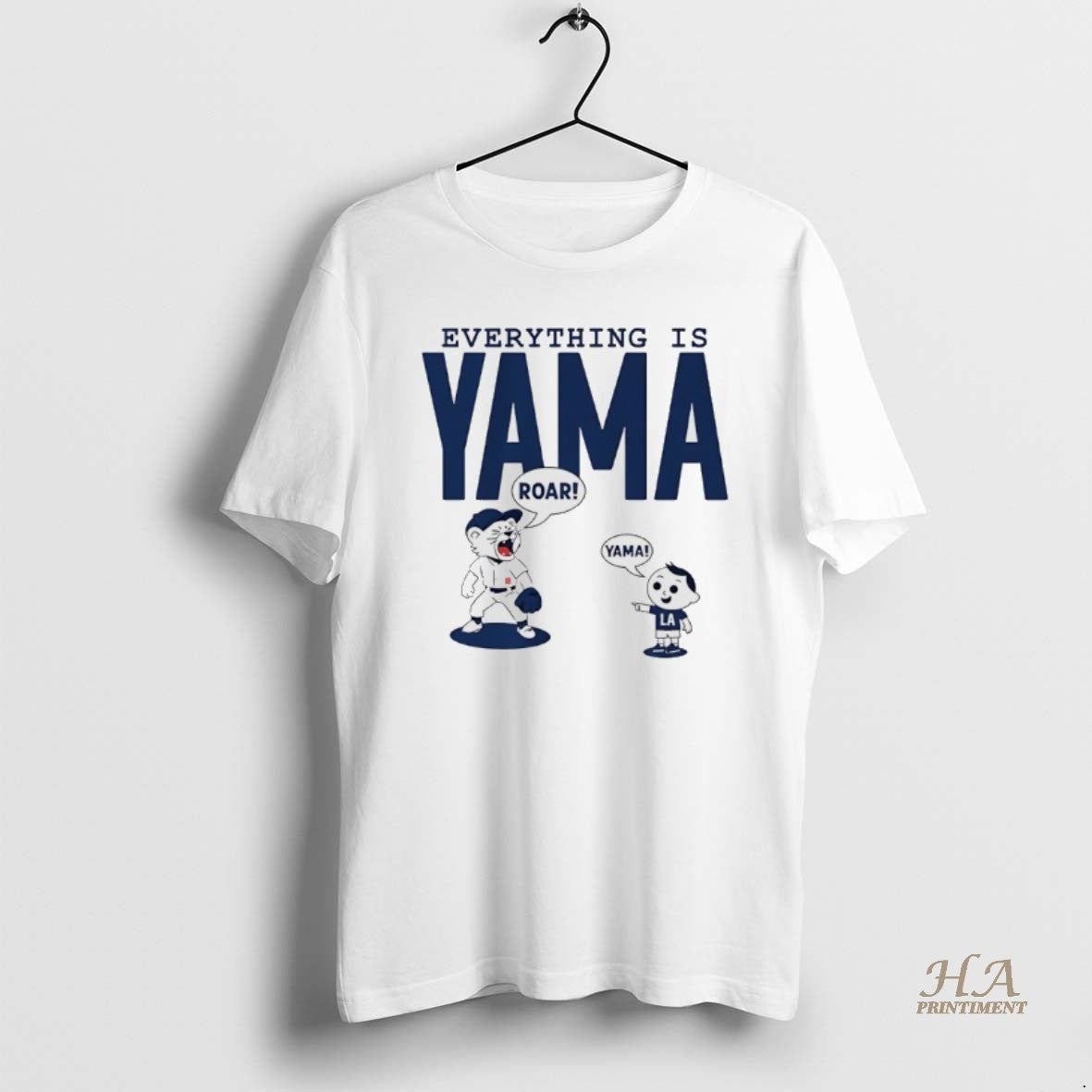 Official Dodgers Yoshinobu Yamamoto Everything Is Yama Mascot Cartoon T-Shirts, Hoodie, Sweatshirt | InkNestWear.com