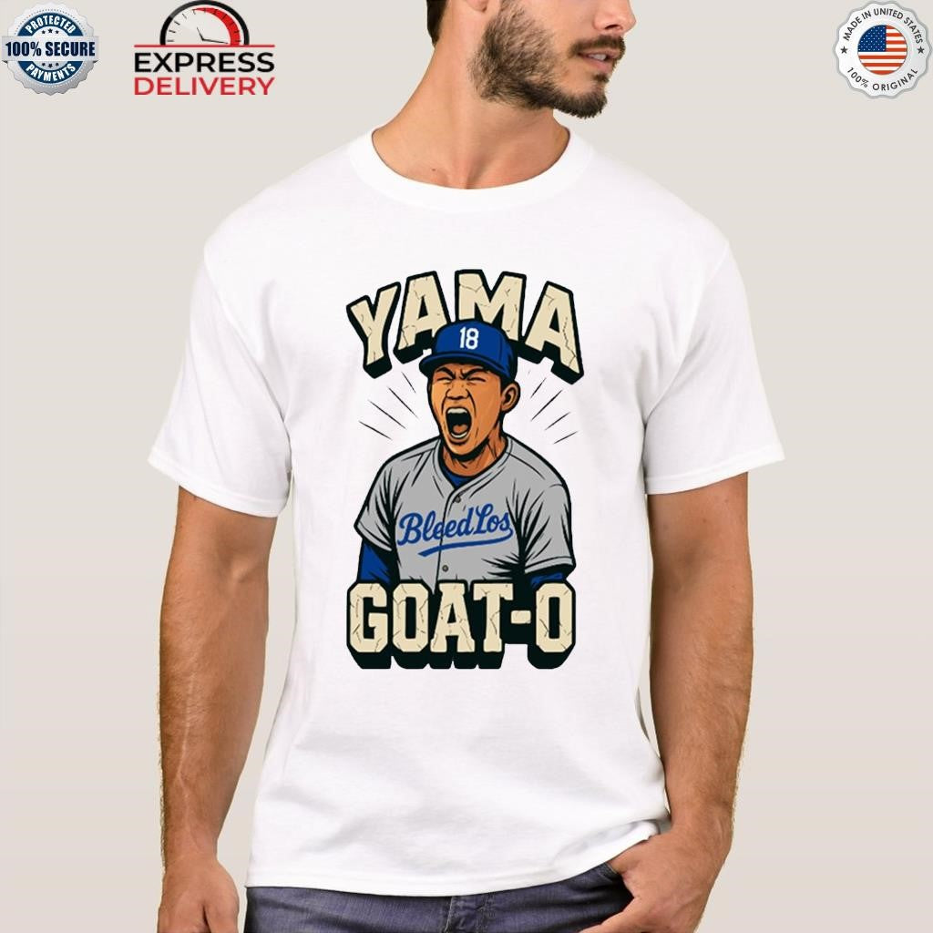 Dodgers Yoshinobu Yamamoto Yama Goat-O Shirt