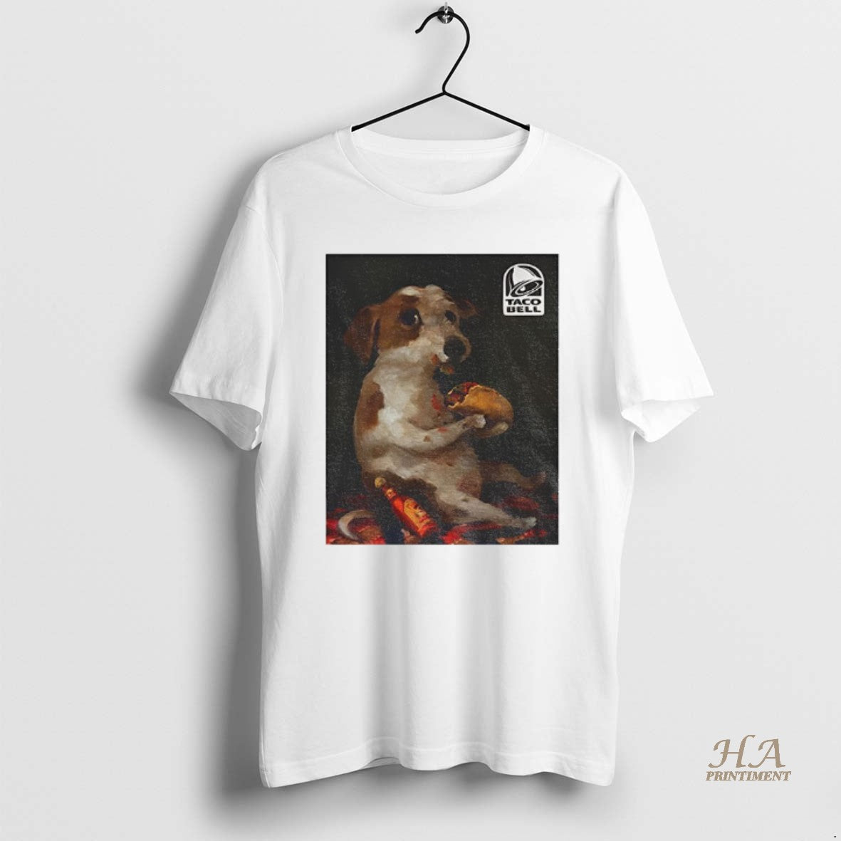 Official Dog Chilling With Taco Bell Funny Meme T-Shirts, Hoodie, Sweatshirt | InkNestWear.com