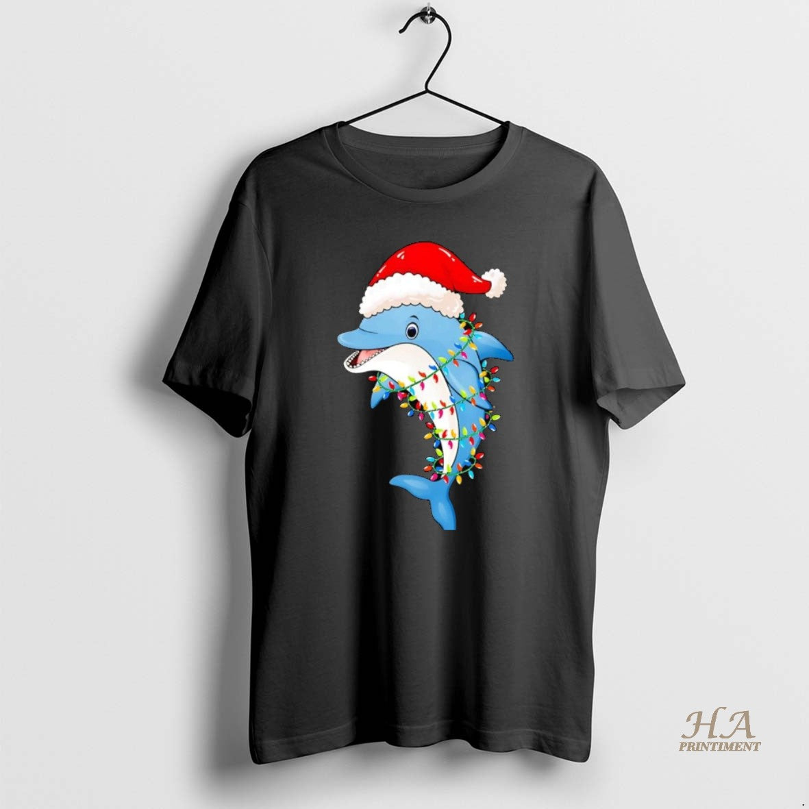 Official Dolphin Christmas Lights T-Shirts, Hoodie, Sweatshirt | InkNestWear.com