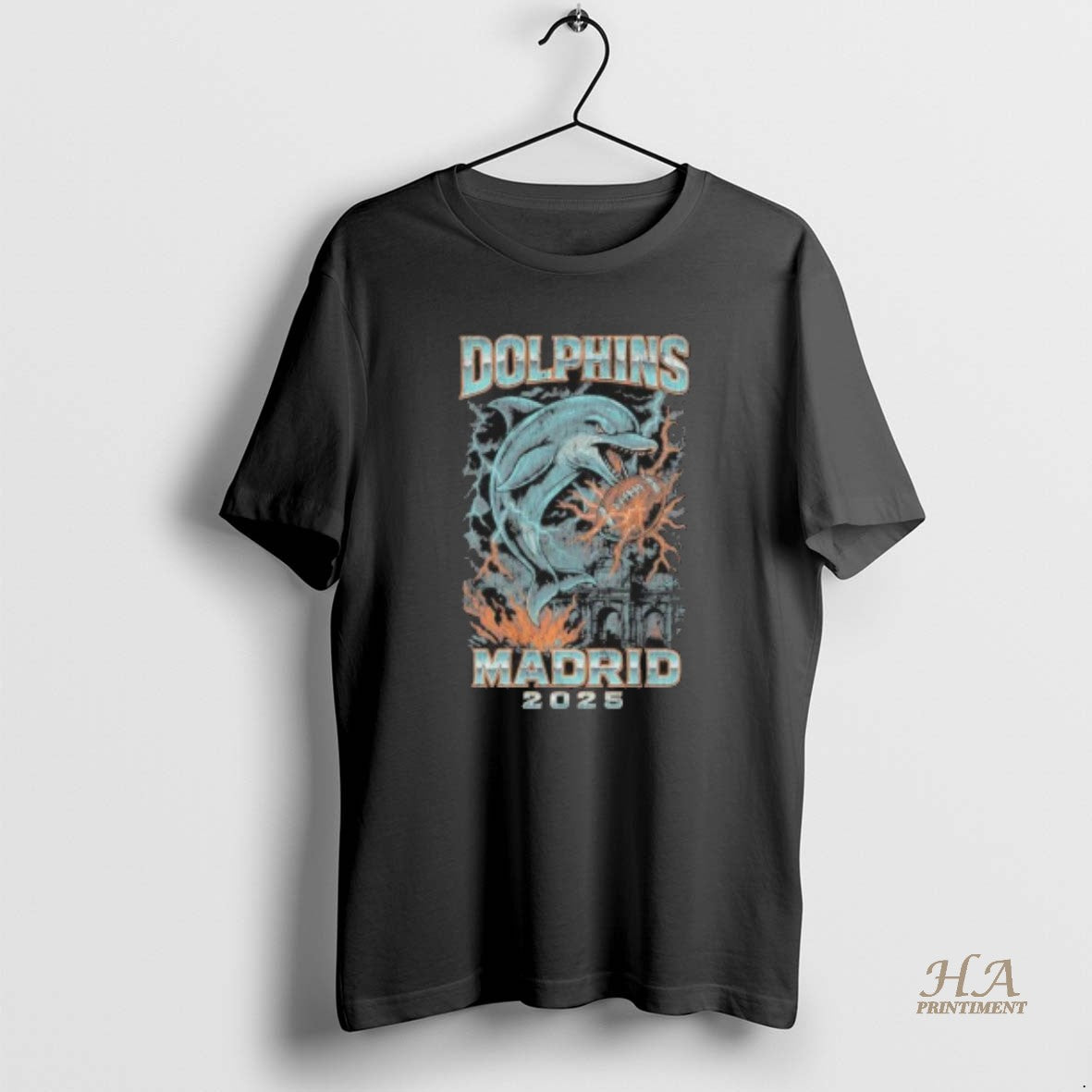Official Dolphins Football X Madrid 2025 Vintage Distressed T-Shirts, Hoodie, Sweatshirt | InkNestWear.com