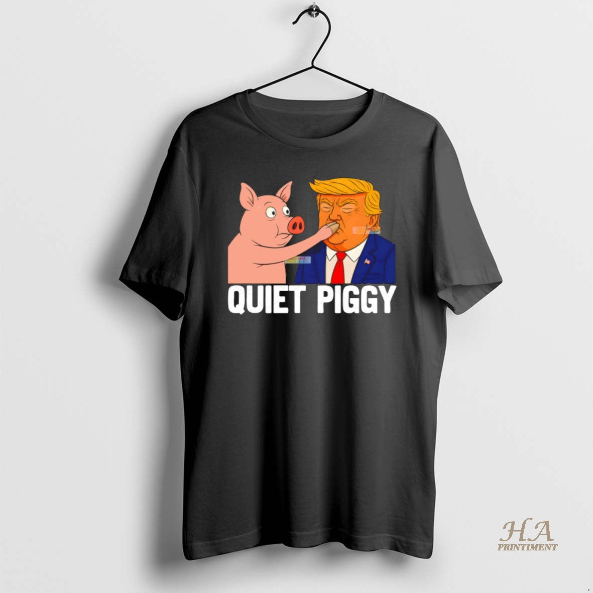Official Donald Trump Quiet Piggy Anti Trump Democrat Liberal Republican T-Shirts, Hoodie, Sweatshirt | InkNestWear.com
