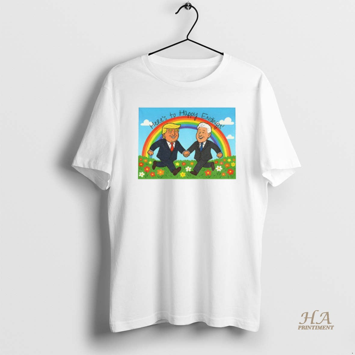 Official Donald Trump And Bill Clinton Blowing Bubba Big Beautiful Bill Heres To Happy Endings T-Shirts, Hoodie, Sweatshirt
