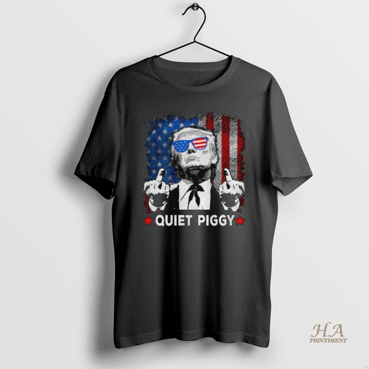 Official Donald Trump Middle Finger Quiet Piggy Epstein Files American Flag Political T-Shirts, Hoodie, Sweatshirt