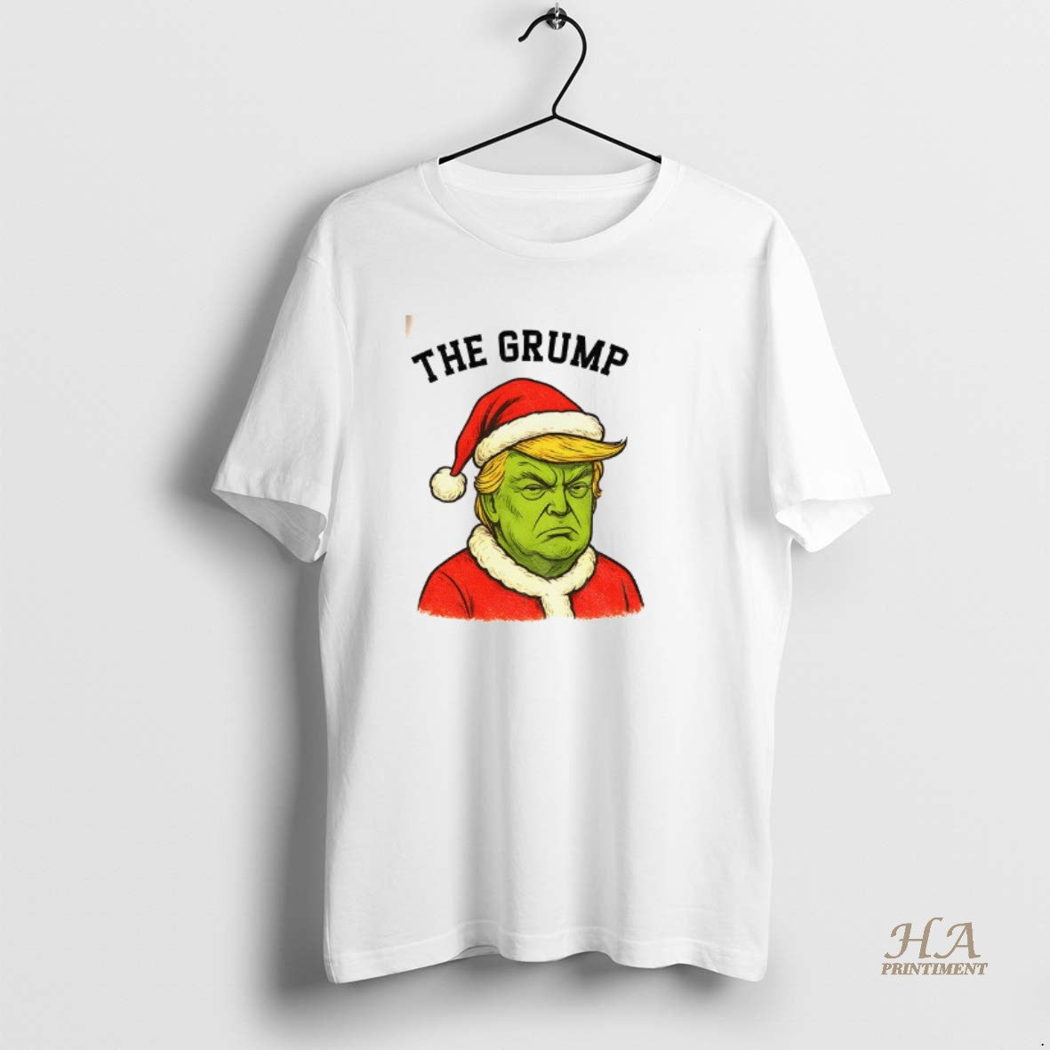 Official Donald Trump X Grinch The Grump Santa Claus Anti Trump Merry Christmas T-Shirts, Hoodie, Sweatshirt