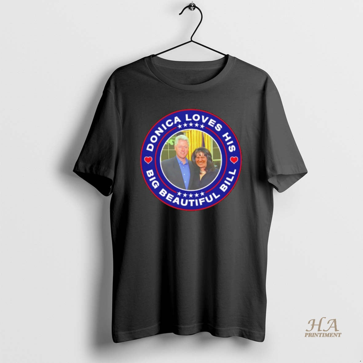 Official Donica Loves His Big Beautiful Bill Donica Lewinsky Vs Bill Clinton Anti Trump T-Shirts, Hoodie, Sweatshirt