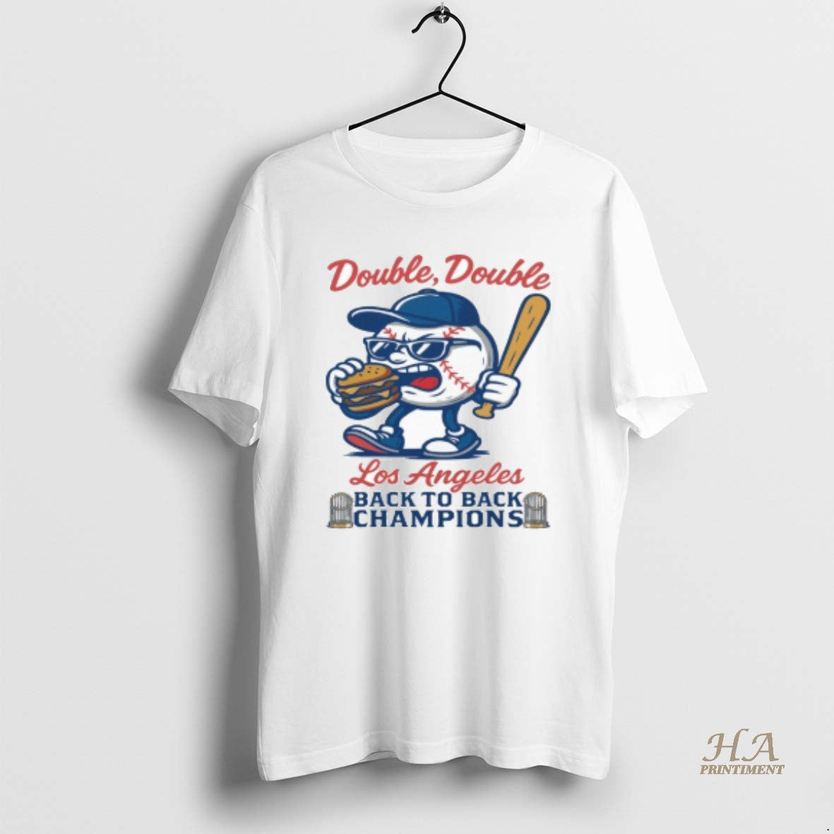 Official Double Double Los Angeles Dodgers Back To Back World Champions T-Shirts, Hoodie, Sweatshirt | InkNestWear.com