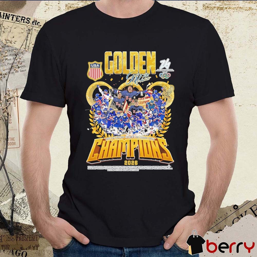Double Gold Medalists 2026 US Olympic Women’s Ice Hockey Team Champions t-shirt
