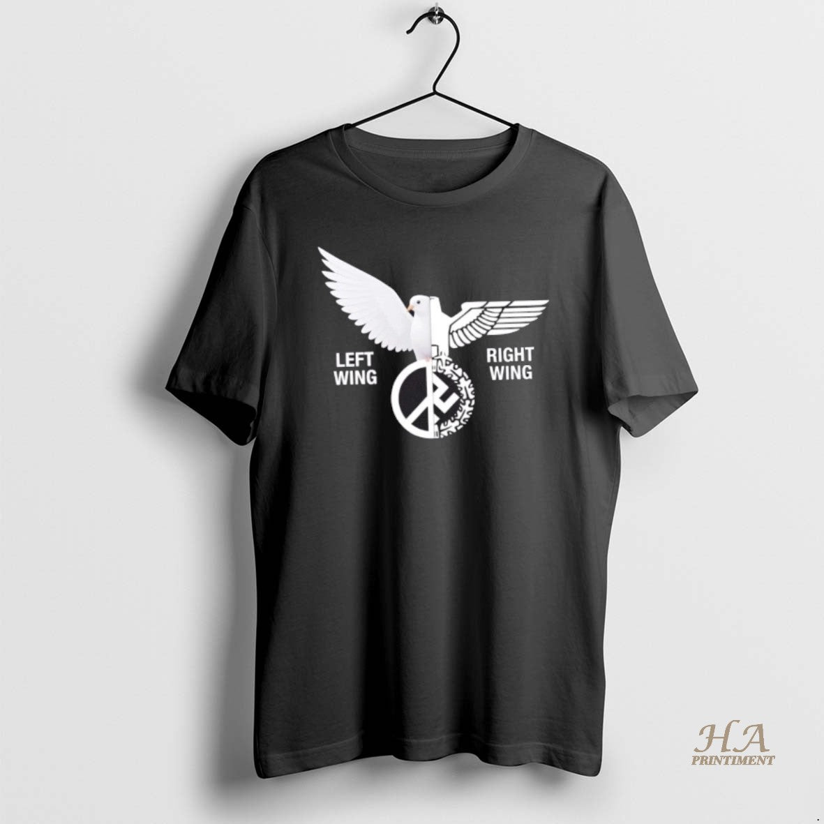 Official Dove Bird Left Wing Right Wing Logo T-Shirts, Hoodie, Sweatshirt | InkNestWear.com