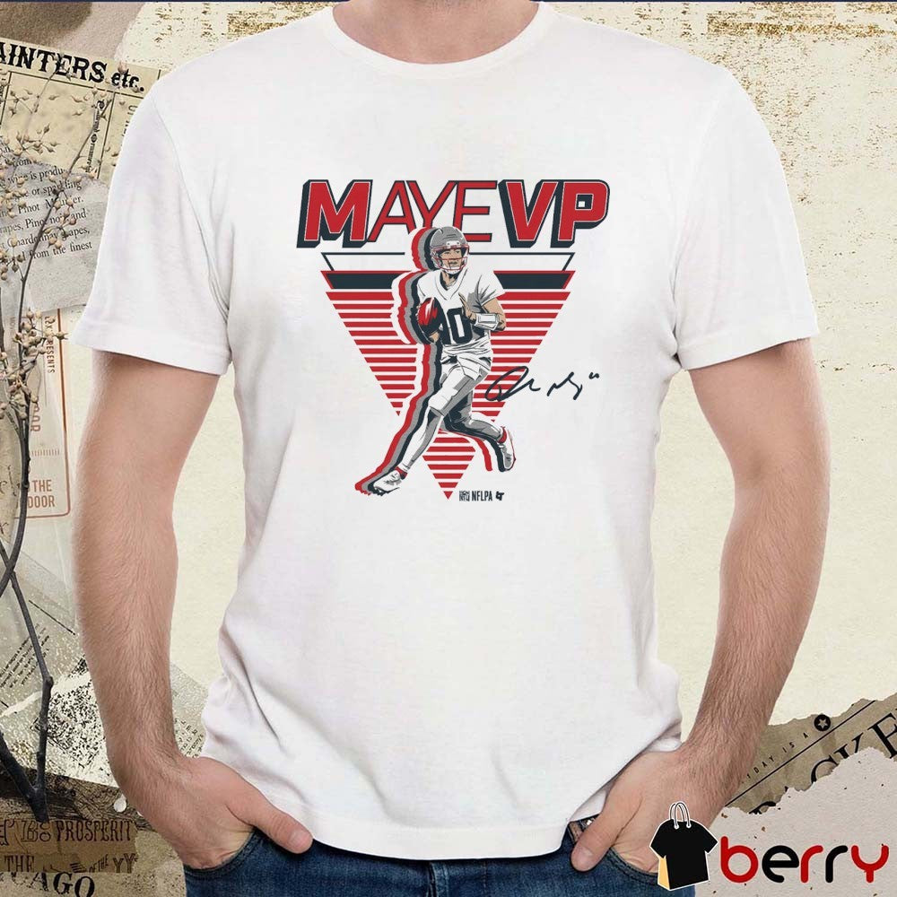 Drake Maye MayeVP New England Patriots NFL Signature t-shirt