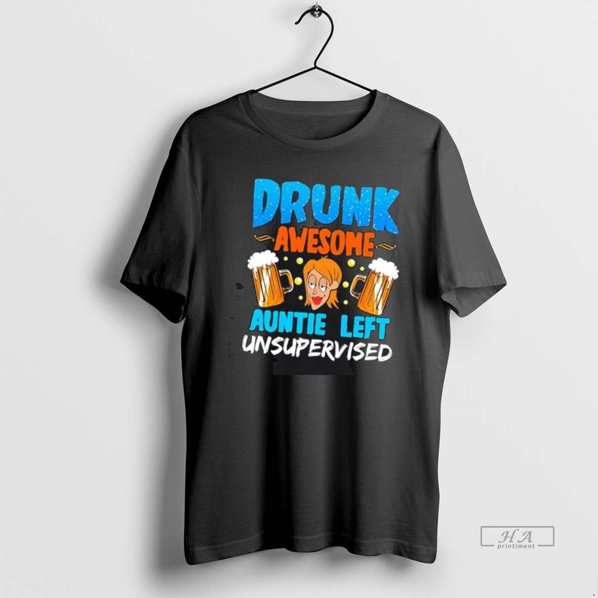 Official Drauntie Auntie Drunk Awesome Left Unsupervised T-Shirts, Hoodie, Sweatshirt | InkNestWear.com