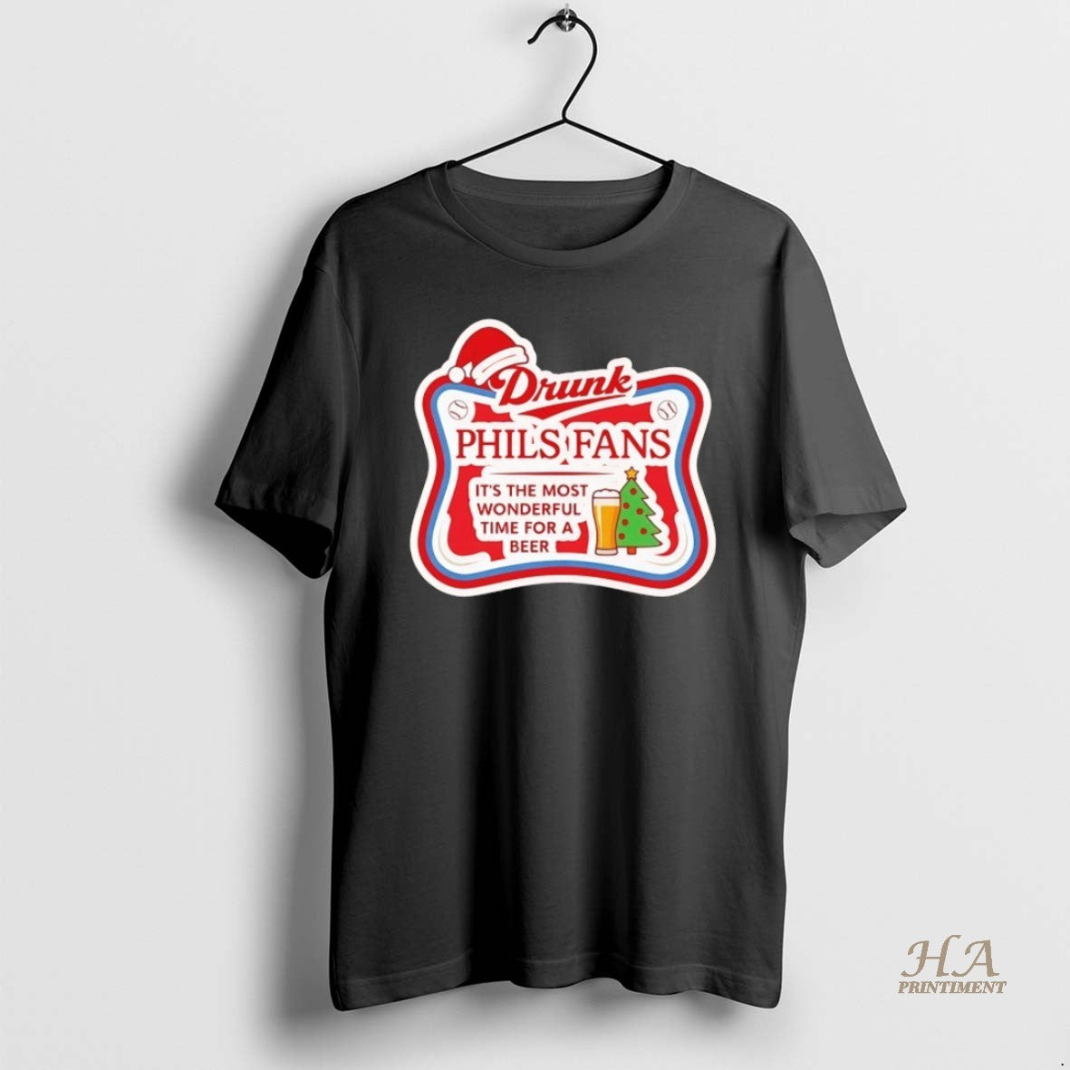Official Drunk Phils Fans Holiday Its The Most Wonderful Time For A Beer T-Shirts, Hoodie, Sweatshirt | InkNestWear.com