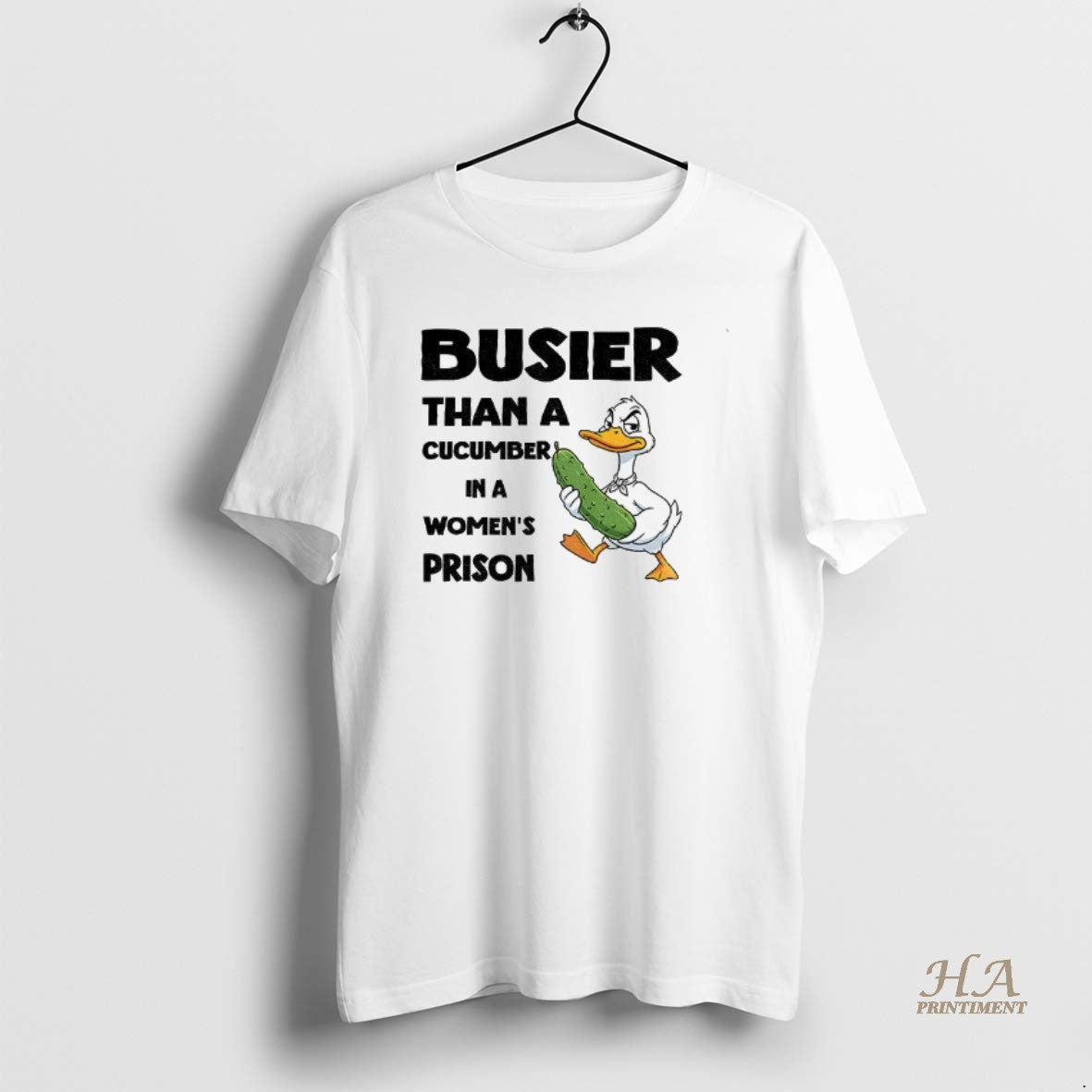 Official Duck Pickles Busier Than A Cucumber In A Womens Prison T-Shirts, Hoodie, Sweatshirt | InkNestWear.com