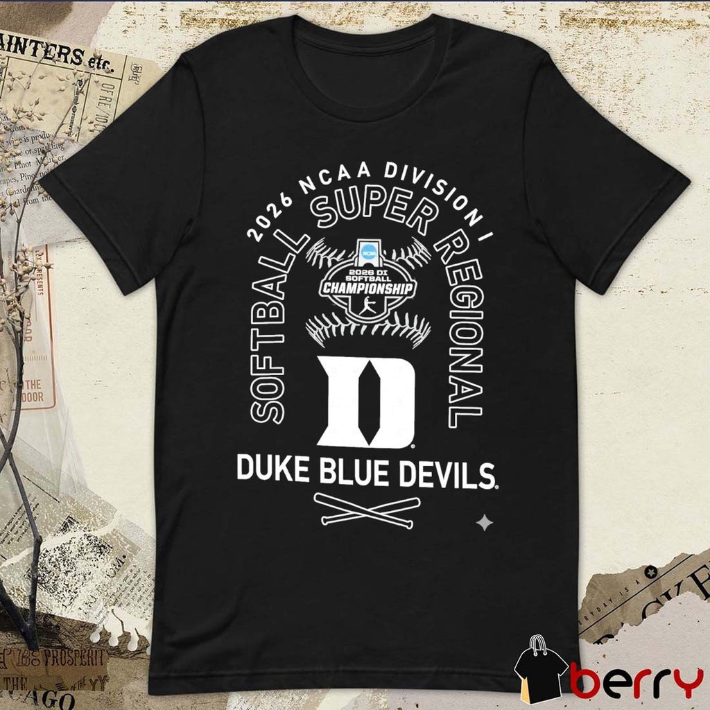 Duke Blue Devils 2026 NCAA Division I Softball Super Regionals Champion t-shirt