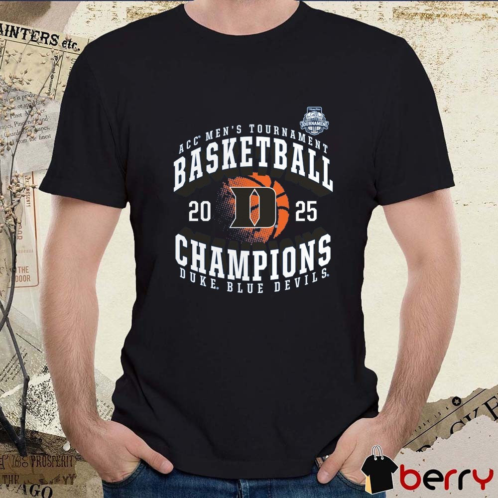 Duke Blue Devils T.Rowe Price ACC Men’s Basketball Conference Tournament Champions 2025 Painting t-shirt