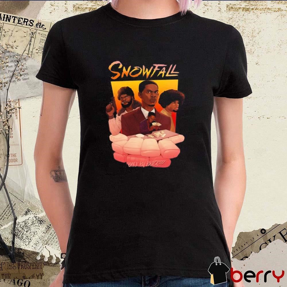 Duro Snowfall Brick By Brick Painting t-shirt