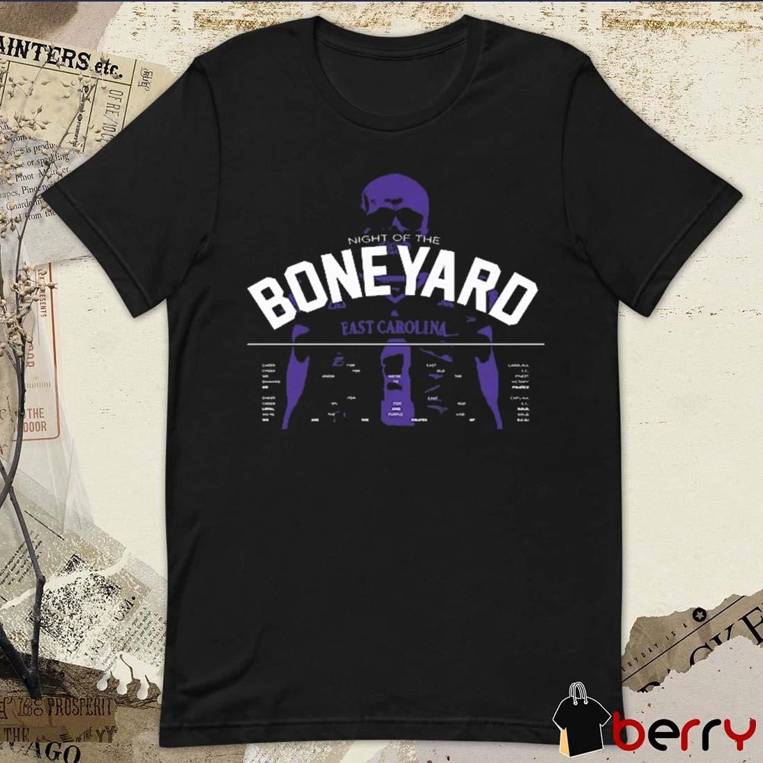 ECU Pirates Night Of The Boneyard 2024 t-shirt