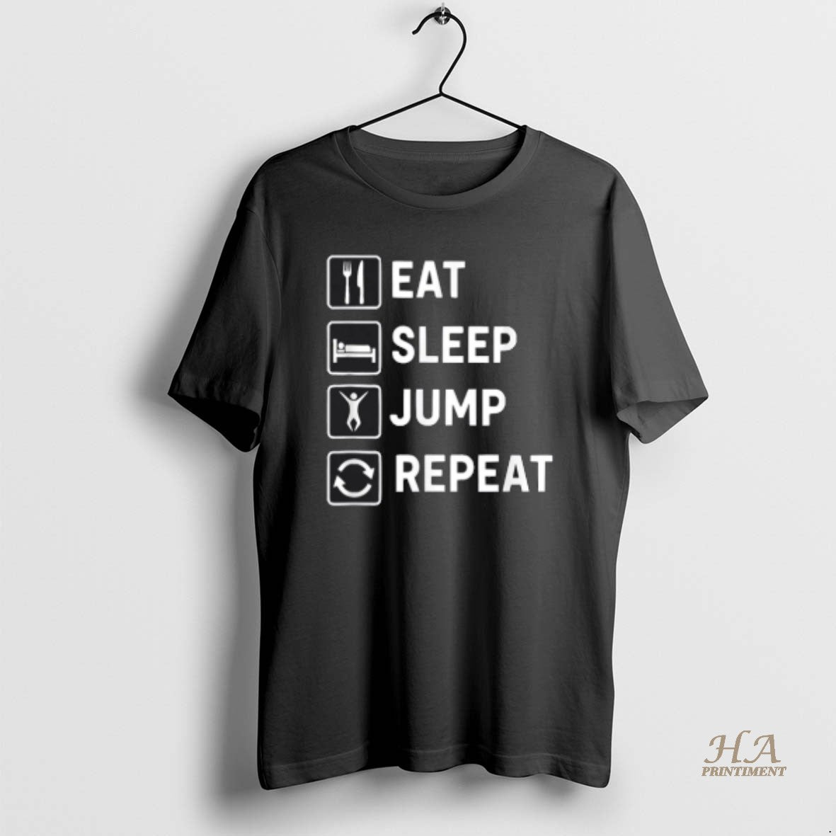 Official Eat Sleep Jump Repeat T-Shirts, Hoodie, Sweatshirt | InkNestWear.com