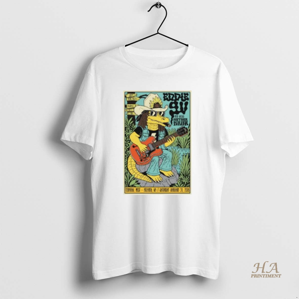 Official Eddie 9v Atlanta Ga January 31 2026 Concert Circle White T-Shirts, Hoodie, Sweatshirt | InkNestWear.com