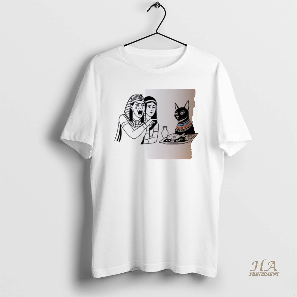 Official Egyptian Woman Yelling At A Cat Goddess Bastet Meme T-Shirts, Hoodie, Sweatshirt | InkNestWear.com