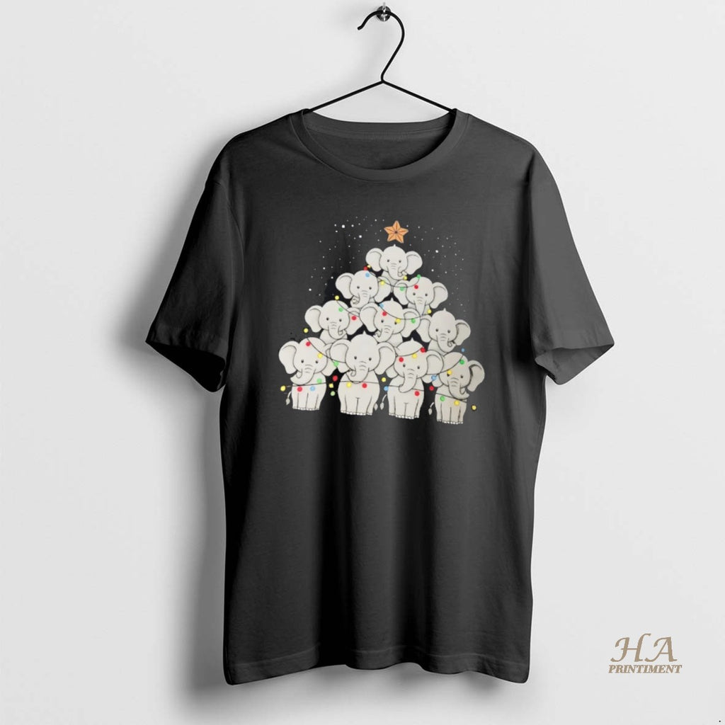 Official Elephant Christmas Tree T-Shirts, Hoodie, Sweatshirt | InkNestWear.com