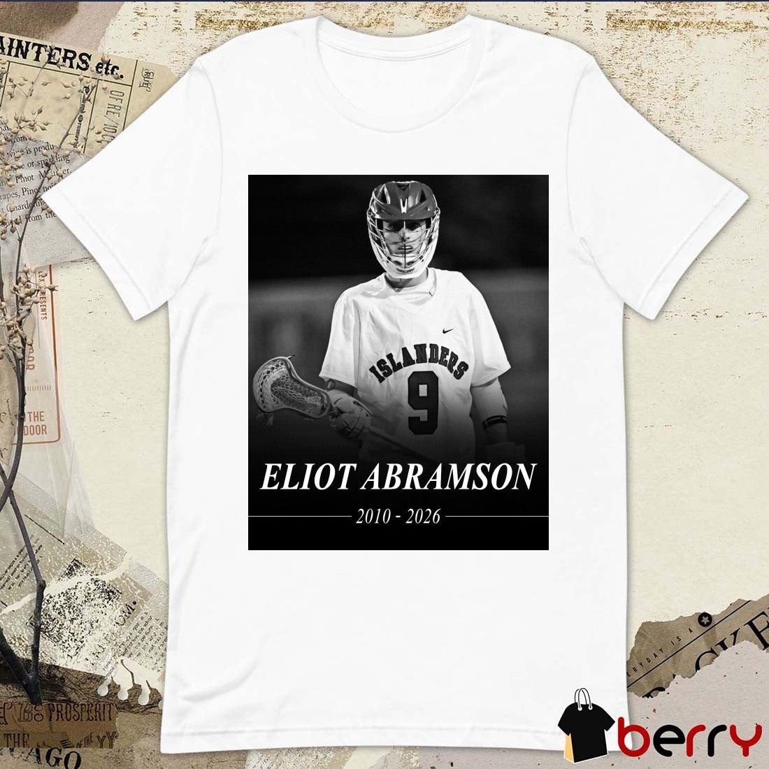 Eliot Abramson 1010 – 2026 The Lacrosse Network Poster t-shirt
