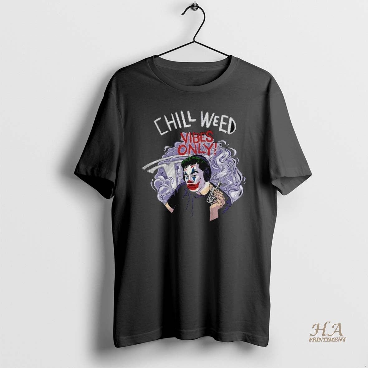 Official Elon Musk X Joker Chill Weed Vibes Only T-Shirts, Hoodie, Sweatshirt | InkNestWear.com