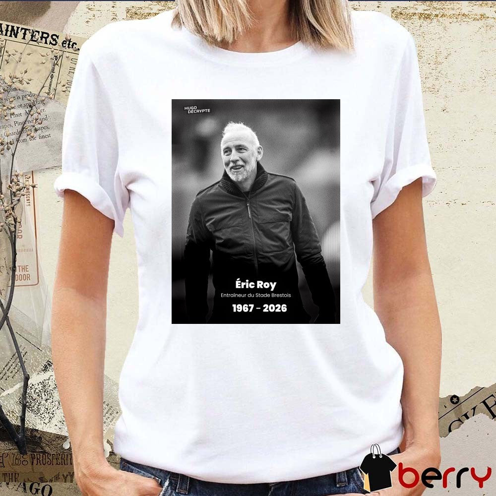 Éric Roy Entraîneur du Stade Brestois 1067 – 2026 HugoDécrypte Sport Poster t-shirt