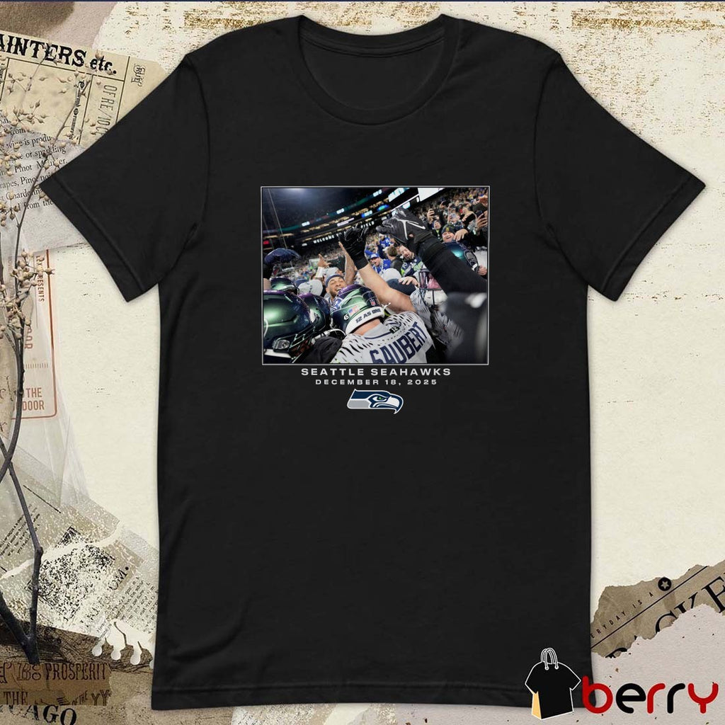 Eric Saubert Seattle Seahawks NFL Flash Features Week 16 December 18 2025 t-shirt