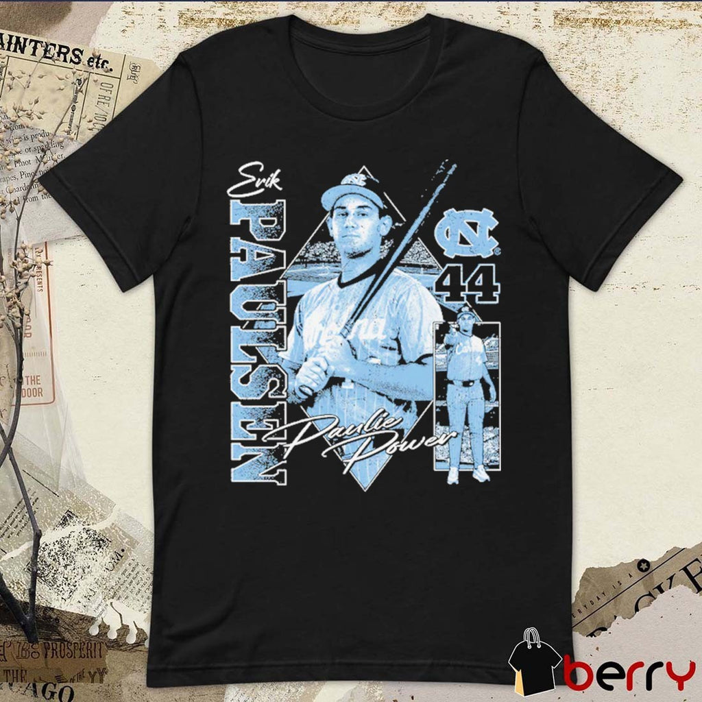 Erik Paulsen Daulie Dower UNC North Carolina Tar Heels NCAA Baseball Vintage t-shirt