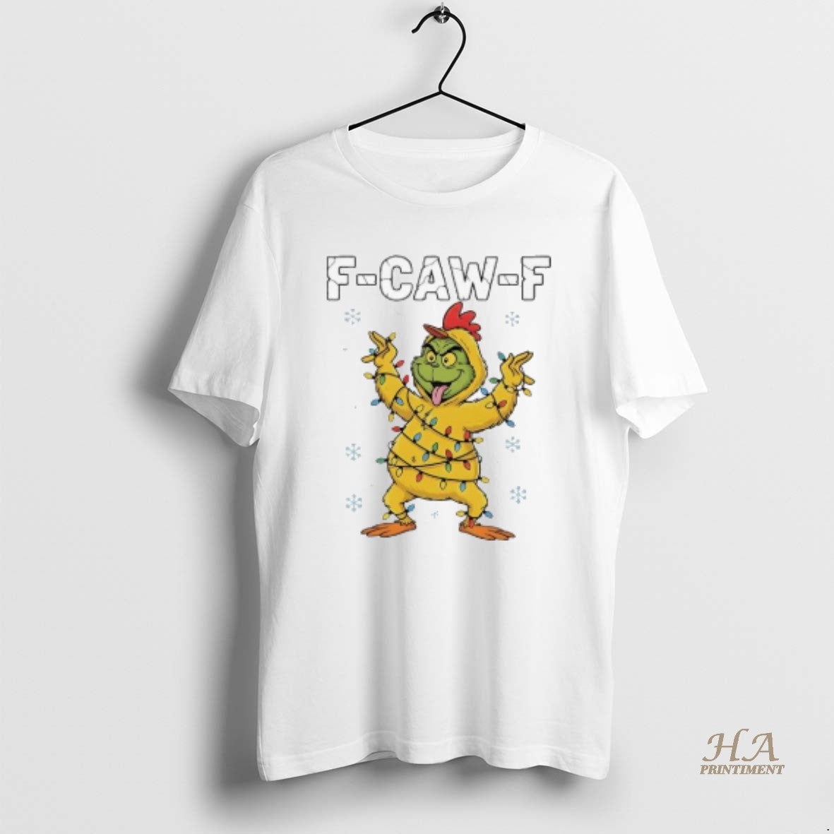 Official F Caw F Rooster X Grinch Character T-Shirts, Hoodie, Sweatshirt | InkNestWear.com