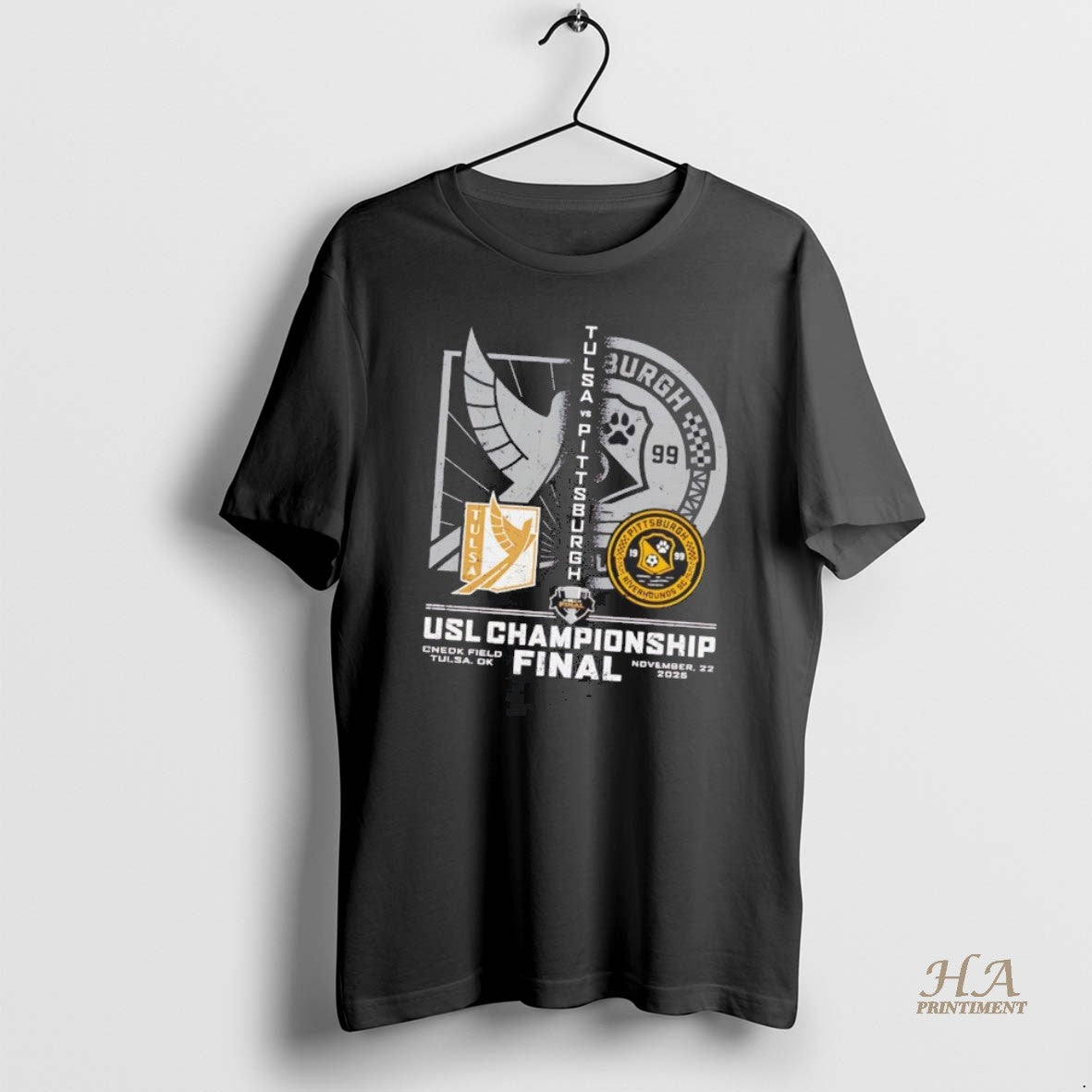 Official Fc Tulsa Vs Pittsburgh Riverhounds Sc 2025 Usl Championship Final T-Shirts, Hoodie, Sweatshirt | InkNestWear.com