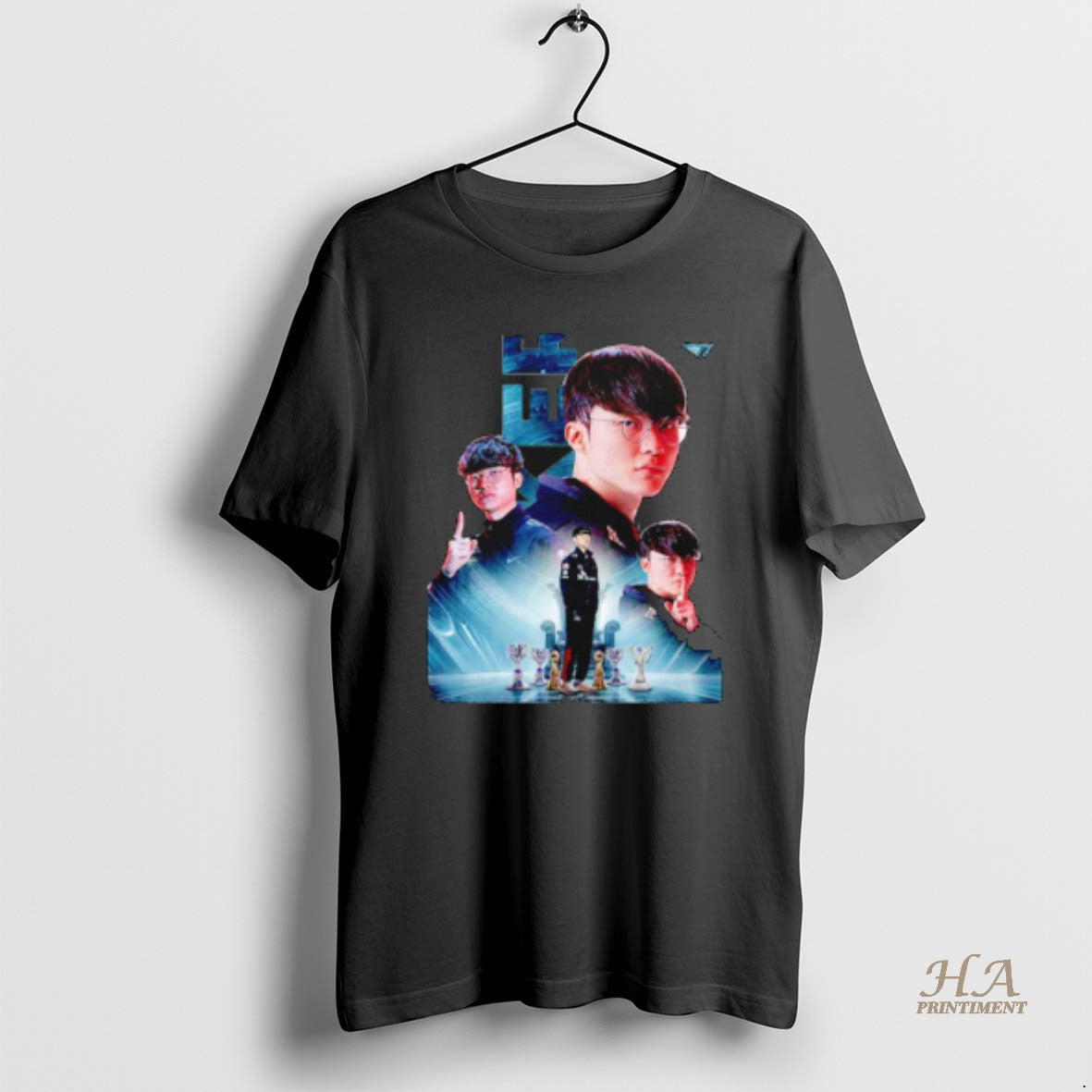 Official Faker The Goat Mid Lane King T1 T-Shirts, Hoodie, Sweatshirt | InkNestWear.com