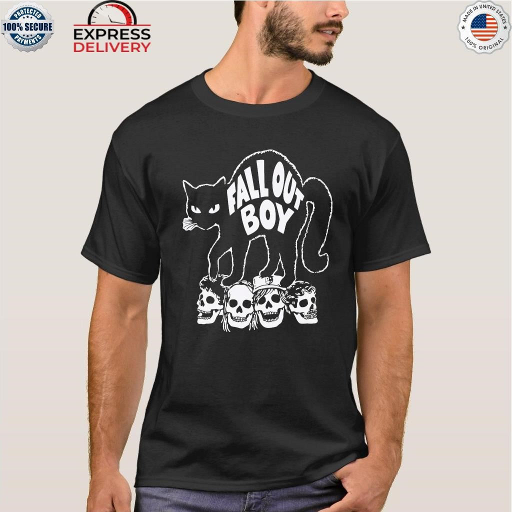 Fall Out Boy Black Cat Shirt