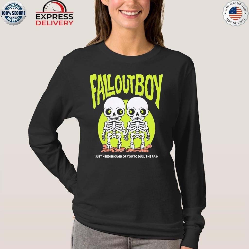 Fall Out Boy Twin Skeleton Shirt