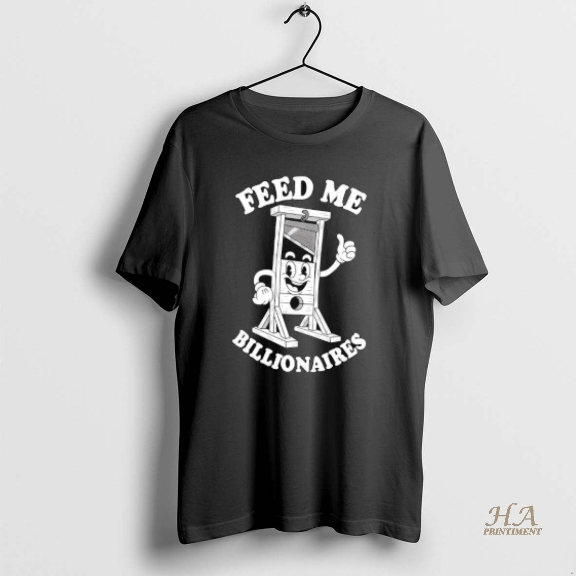 Official Feed Me Billionaires Guillotine Illustration T-Shirts, Hoodie, Sweatshirt | InkNestWear.com