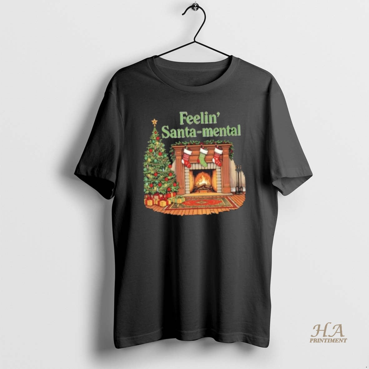 Official Feeling Santa Mental Christmas T-Shirts, Hoodie, Sweatshirt | InkNestWear.com