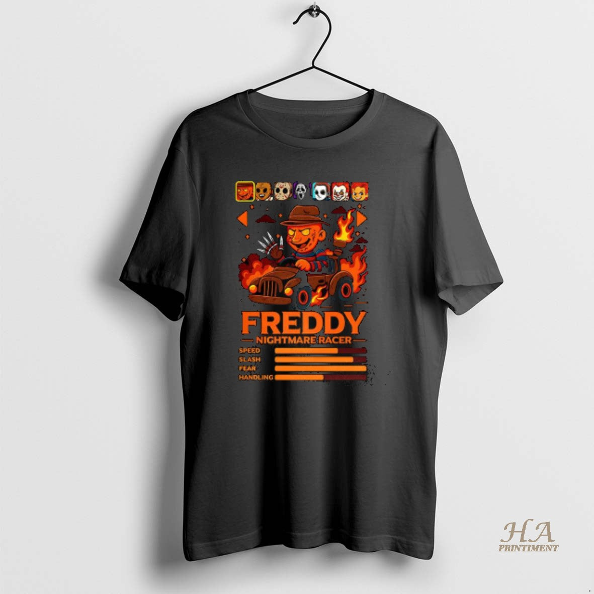 Official Fereddy Nightmare Racer Video Game Halloween T-Shirts, Hoodie, Sweatshirt | InkNestWear.com