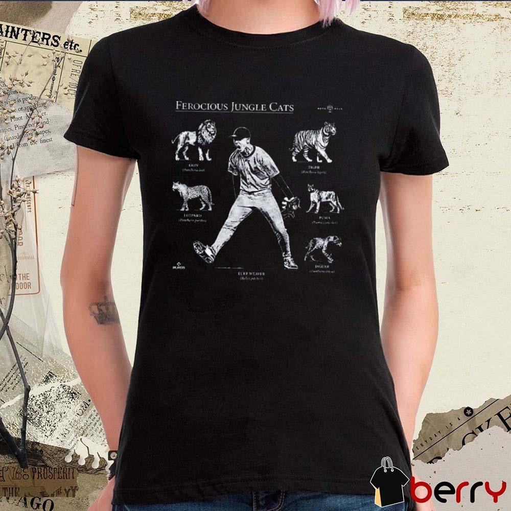 Ferocious Jungle Cats 2024 Luke Weaver Relief Pitcher New York Yankees MLB t-shirt