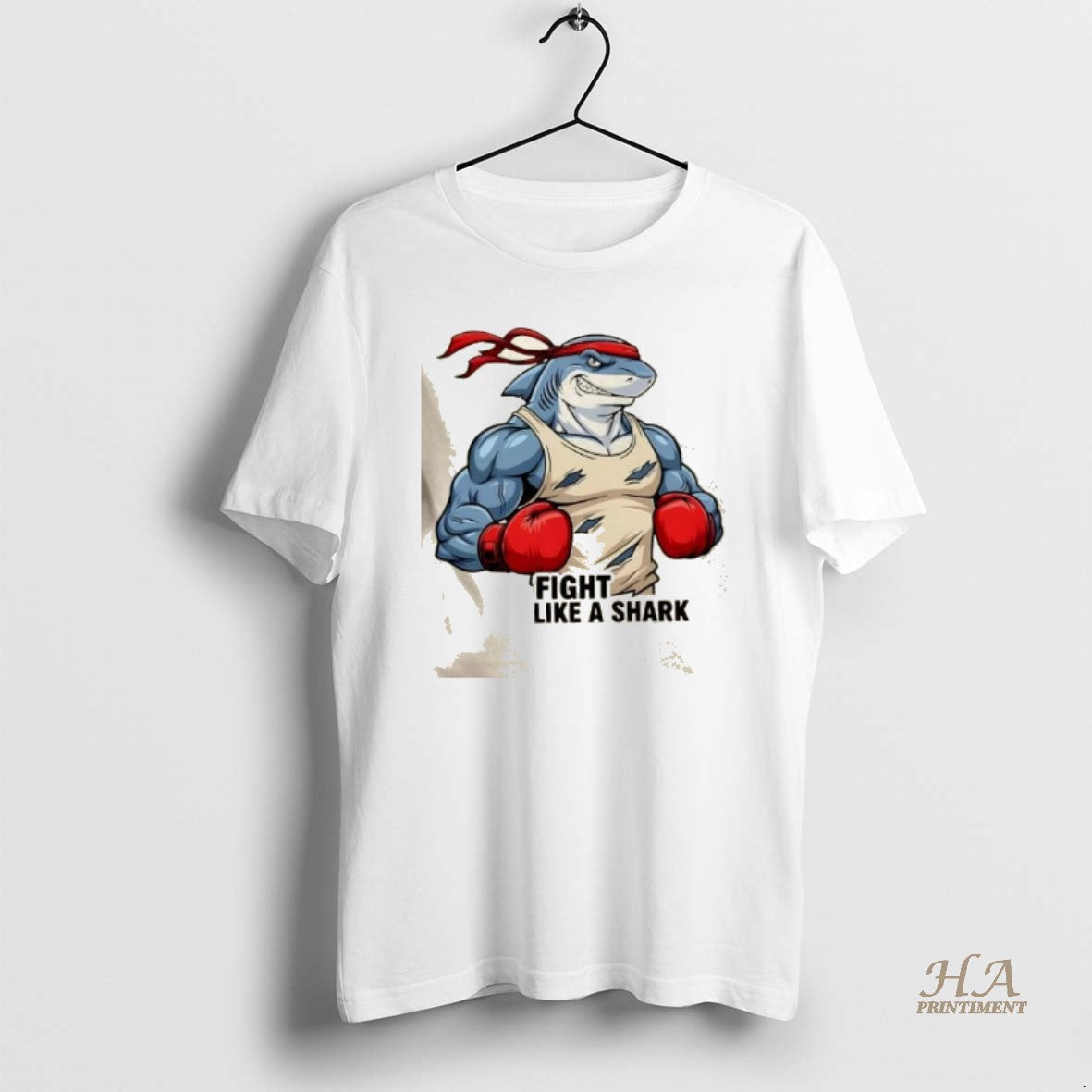 Official Fight Like A Shark Boxing Shark Gym T-Shirts, Hoodie, Sweatshirt | InkNestWear.com