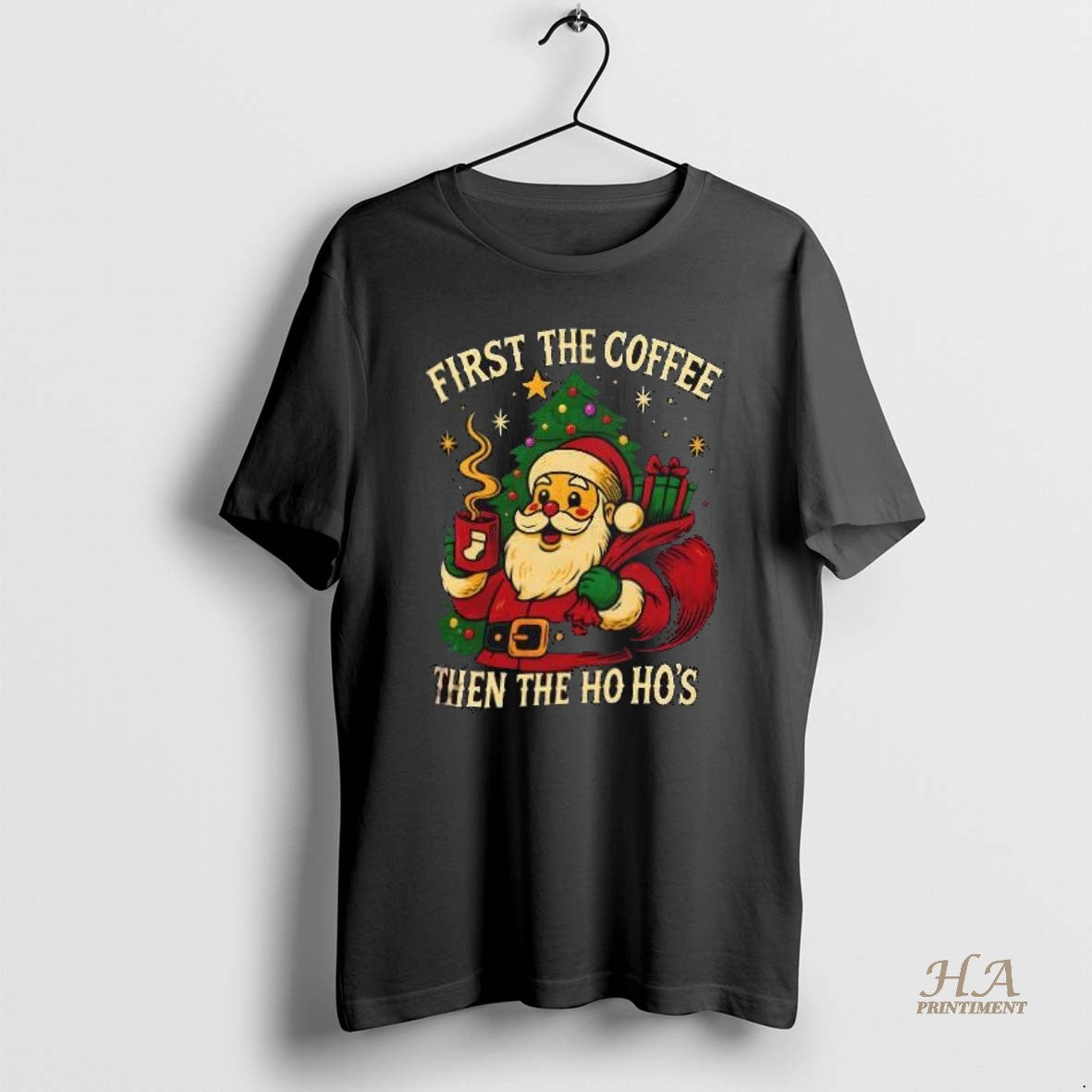Official First The Coffee Then The Ho Hos Christmas T-Shirts, Hoodie, Sweatshirt | InkNestWear.com