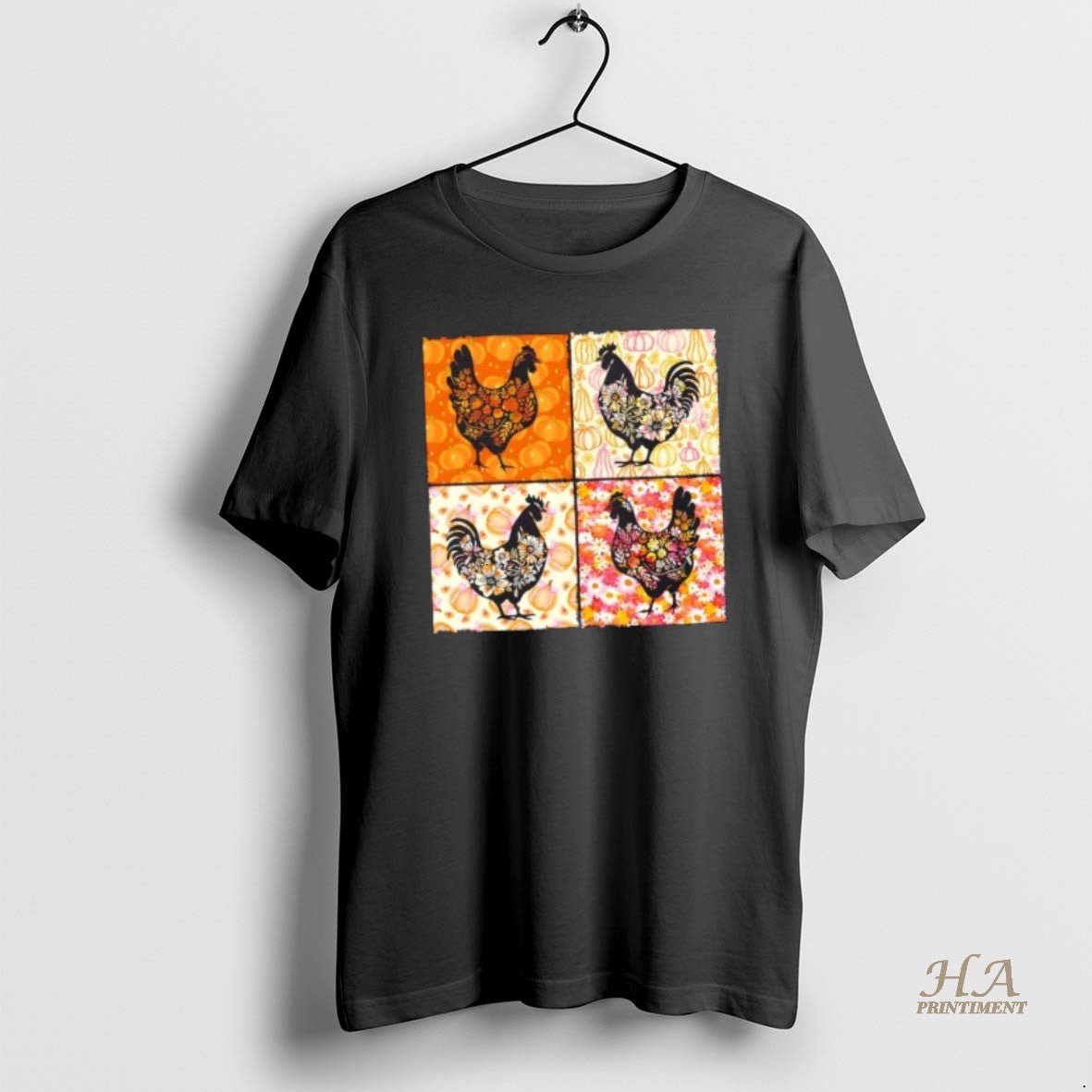 Official Floral Fall Chicken Cute Thankgiving T-Shirts, Hoodie, Sweatshirt | InkNestWear.com