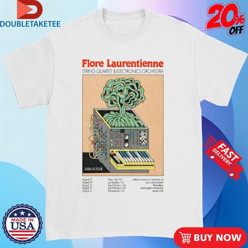 Flore Laurentienne String Quartet And Electronics Orchestra 2026 Us Tour T-shirts