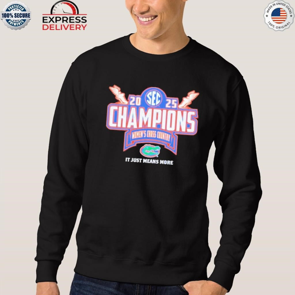 Florida Gators 2025 SEC Women’s Cross Country Conference Champions Locker Room Shirt
