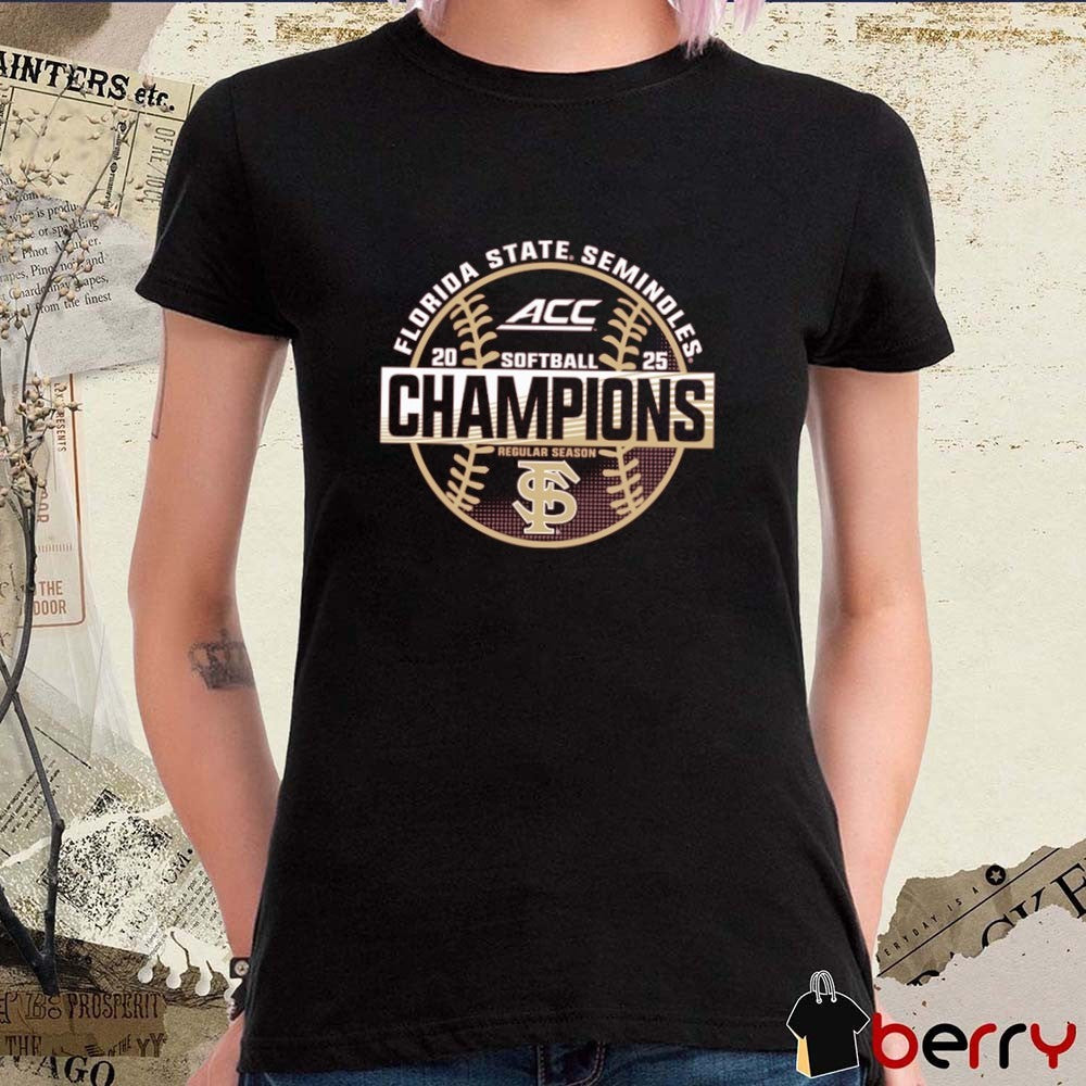 Florida State Seminoles NCAA ACC Softball Regular Season Champions 2025 t-shirt